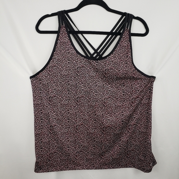 𝅺GAP Fit Cross Back Athletic Tank top Size XXL - Picture 4 of 5
